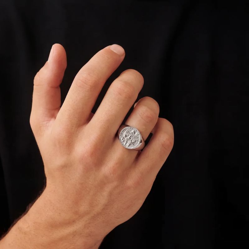 Gehämmerter 1 of 1 Ring
