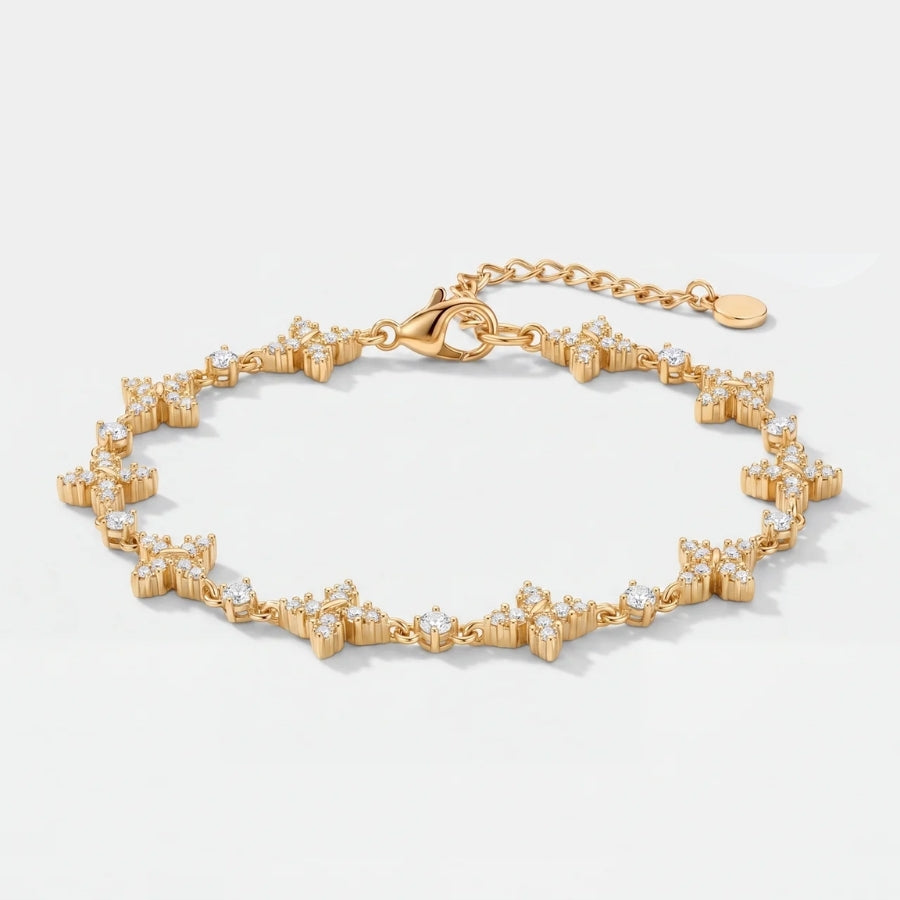 Celestial Flower Tennis Armband