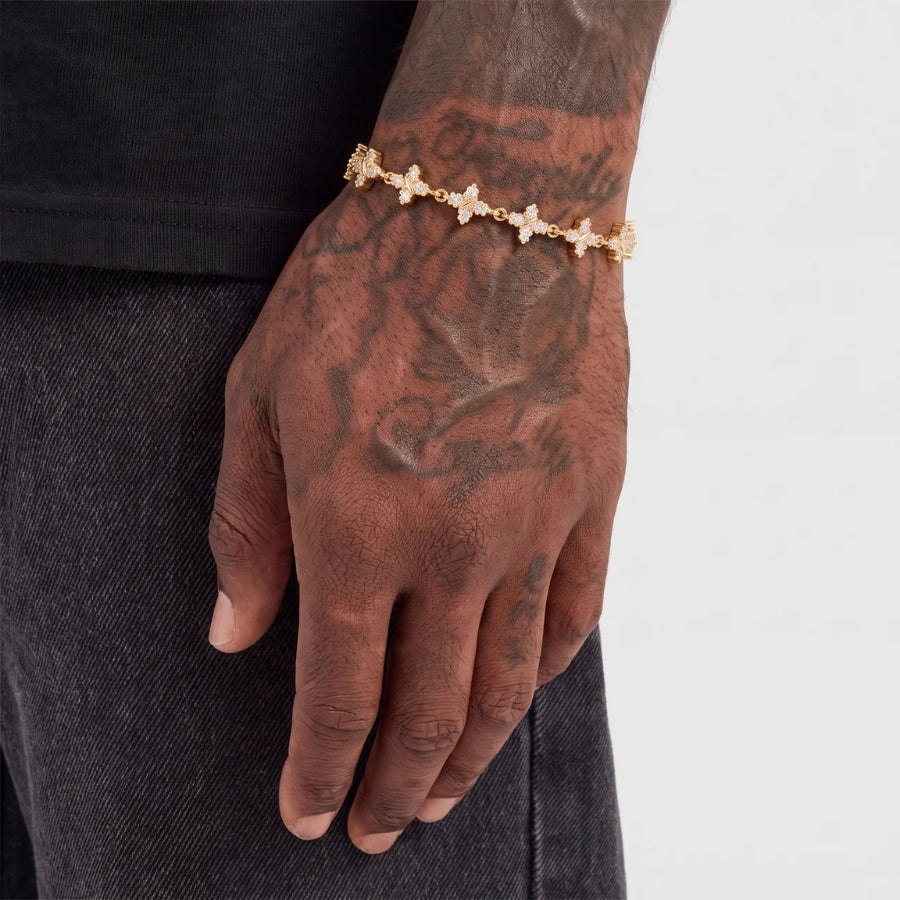 Celestial Flower Tennis Armband