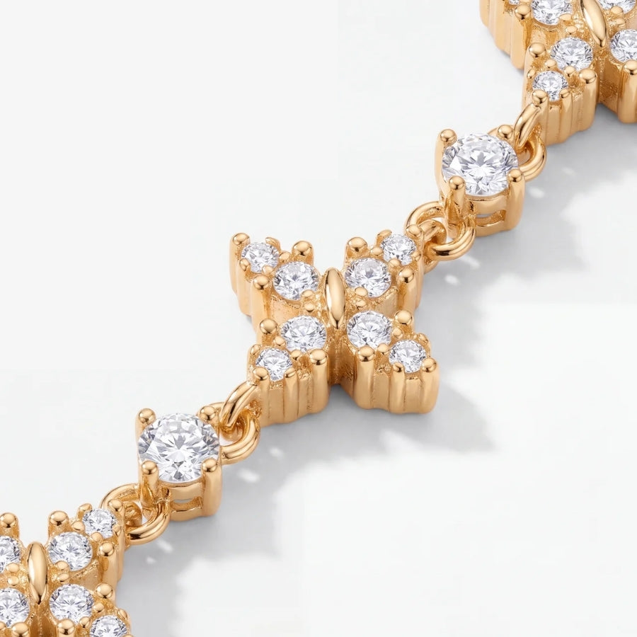 Celestial Flower Tennis Armband