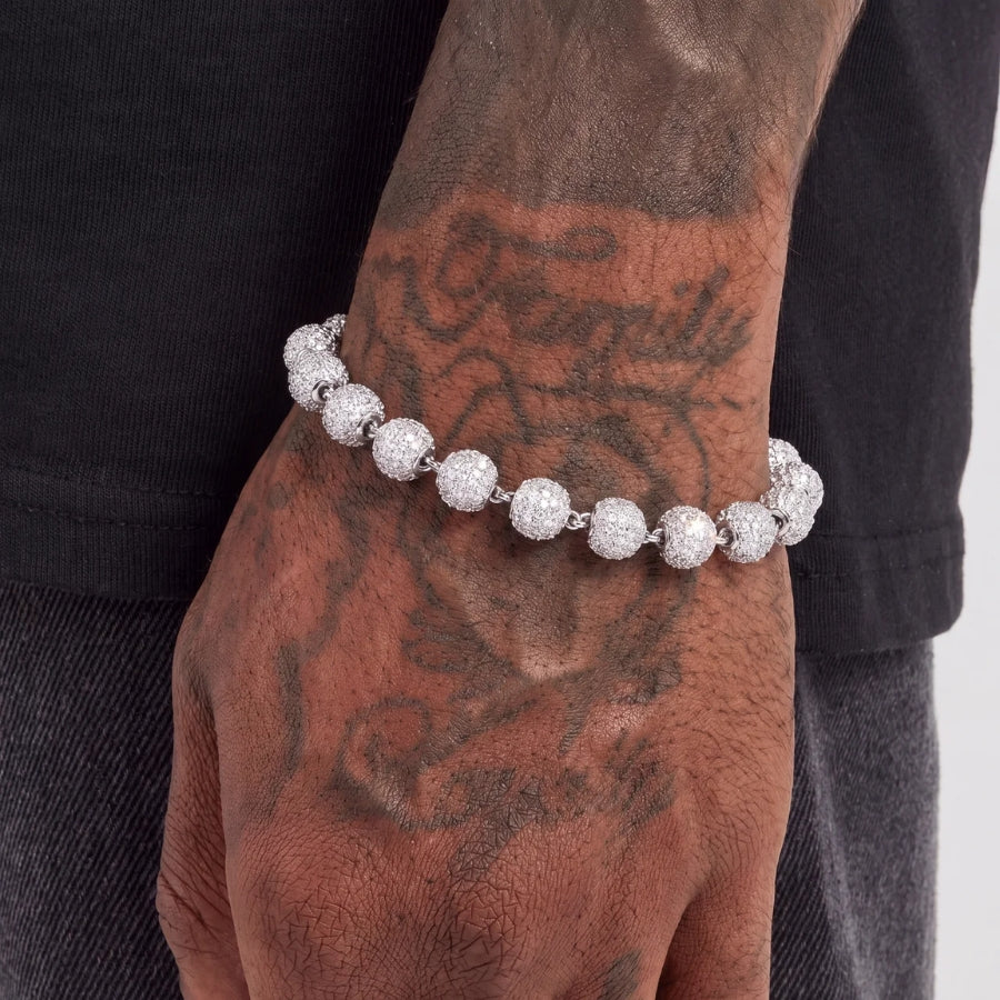 Glacier Iced Bead Armband
