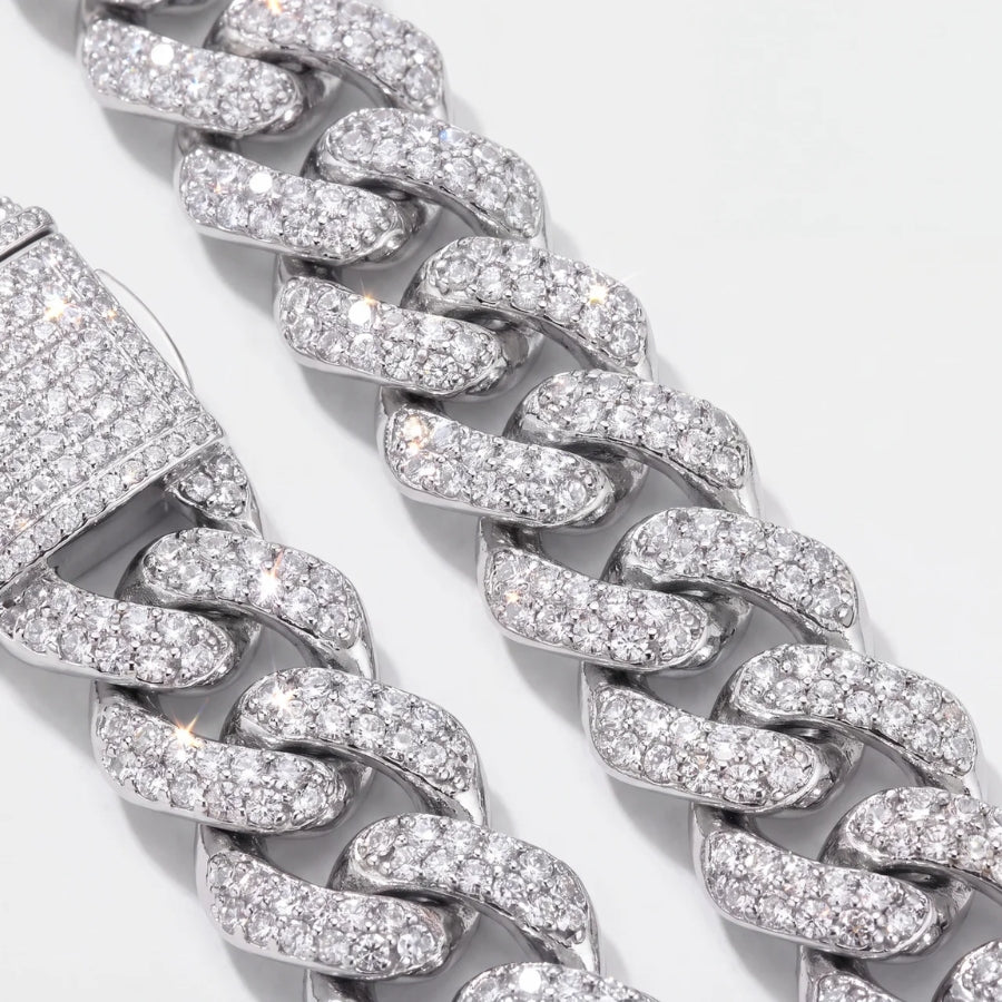 Iced Prong Cuban Armband