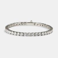 Tennis Armband - 5mm - Weiß