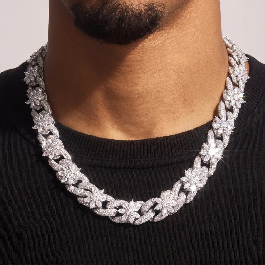 Frost Bloom Cuban Kette