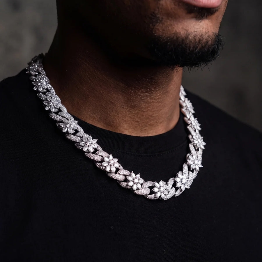 Frost Bloom Cuban Kette