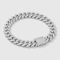 Iced Prong Cuban Armband