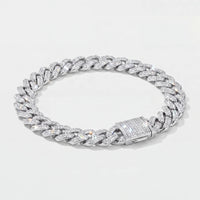Iced Prong Cuban Armband