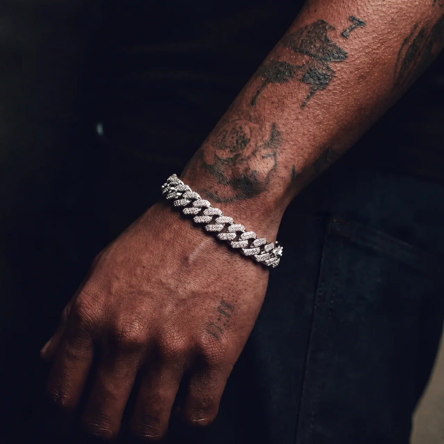 Iced Prong Cuban Armband