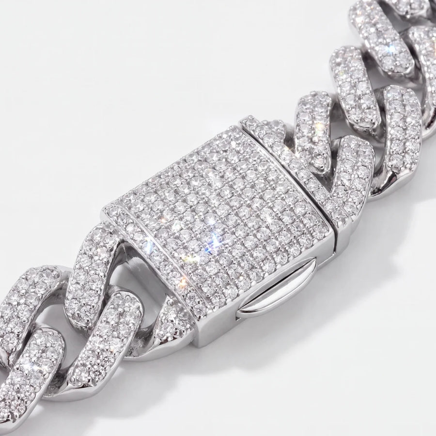Iced Prong Cuban Armband