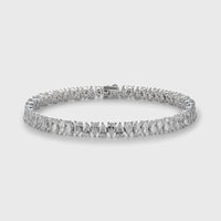 Weiß Tropfen Tennis Armband