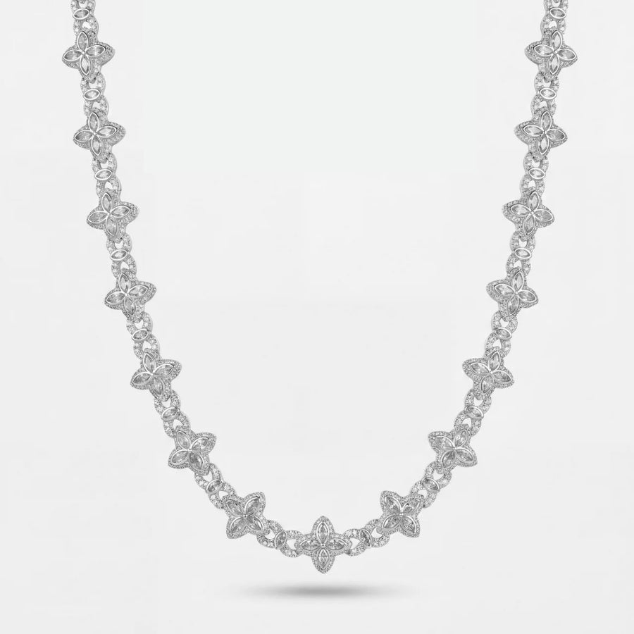 Rosé Fleur Kette - 18mm